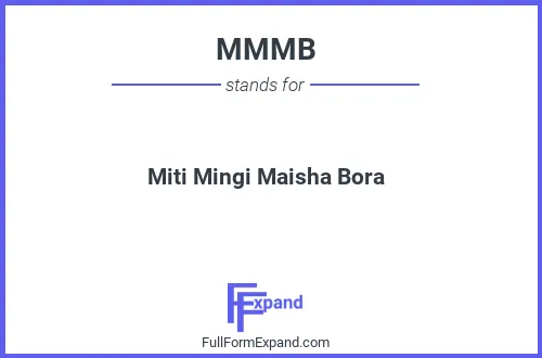 Full form of MMMB