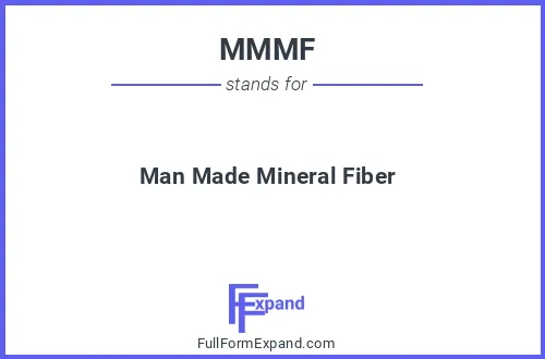 Full form of MMMF