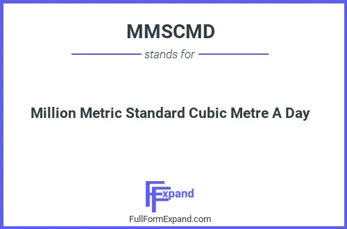 Full form of MMSCMD