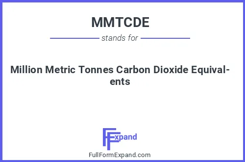 Full form of MMTCDE