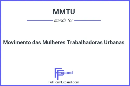 Full form of MMTU