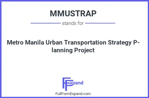 Full form of MMUSTRAP