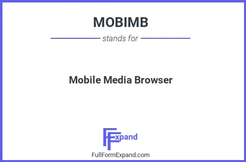 Full form of MOBIMB