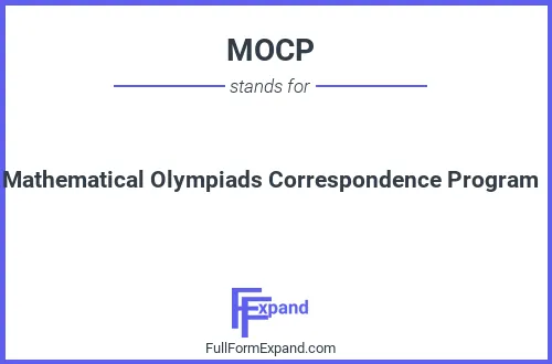 Full form of MOCP