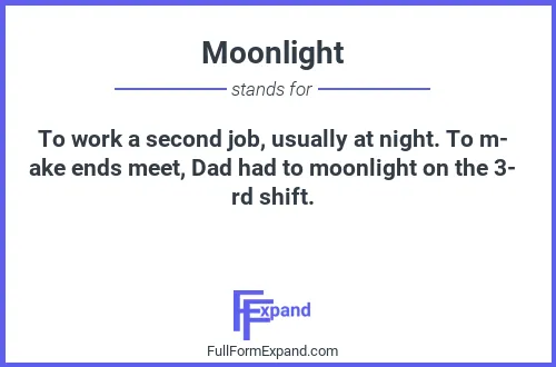 Full form of Moonlight