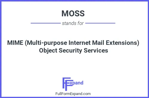 Full form of MOSS