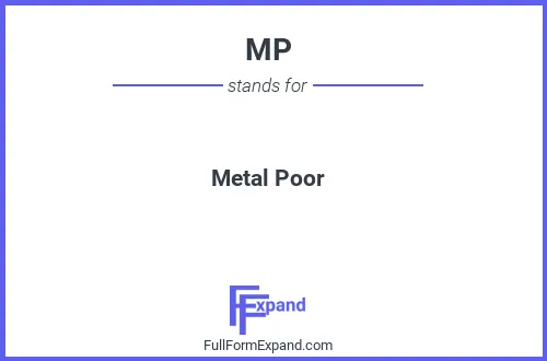 Full form of MP