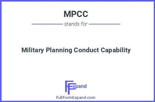 Full form of MPCC
