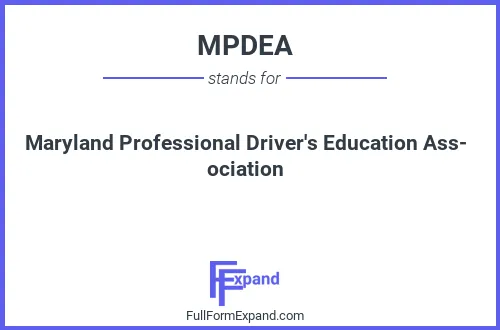 Full form of MPDEA