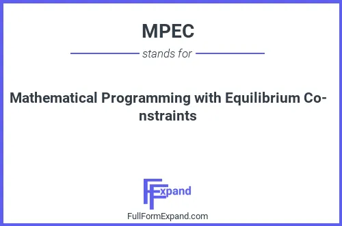 Full form of MPEC