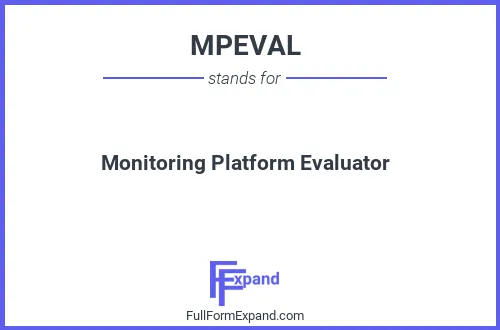Full form of MPEVAL