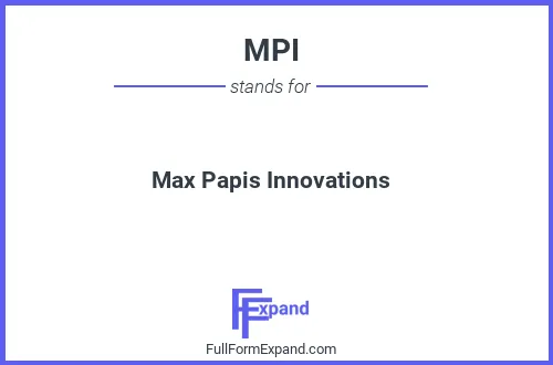 Full form of MPI