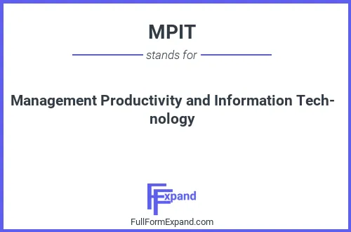 Full form of MPIT