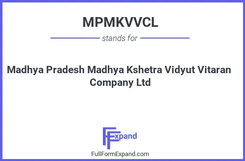 Full form of MPMKVVCL