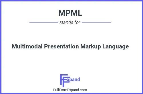 Full form of MPML