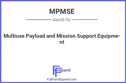 Full form of MPMSE