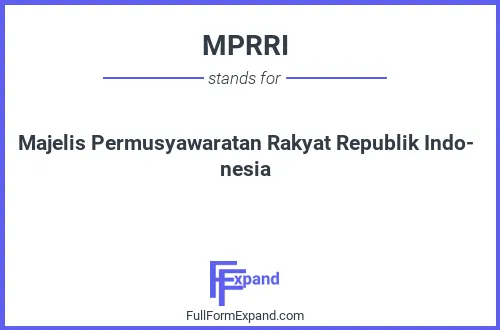Full form of MPRRI