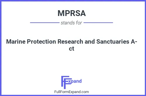 Full form of MPRSA