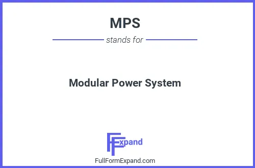 Full form of MPS