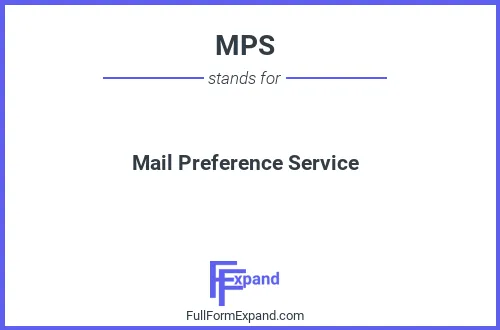 Full form of MPS