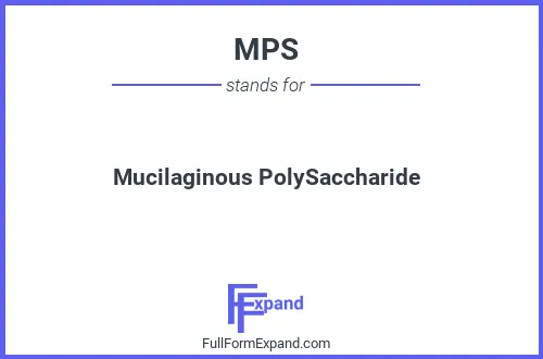 Full form of MPS