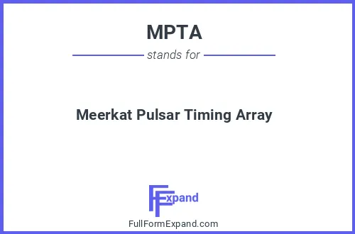 Full form of MPTA