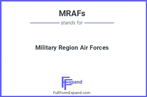 Full form of MRAFs