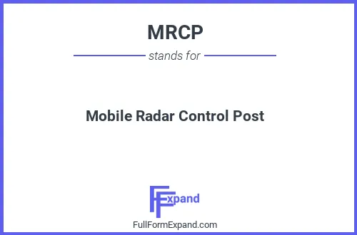 Full form of MRCP