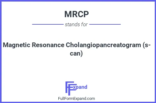 Full form of MRCP