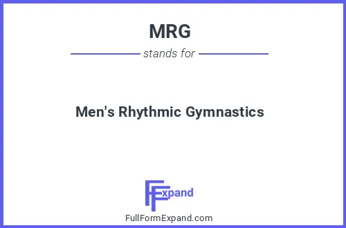 Full form of MRG