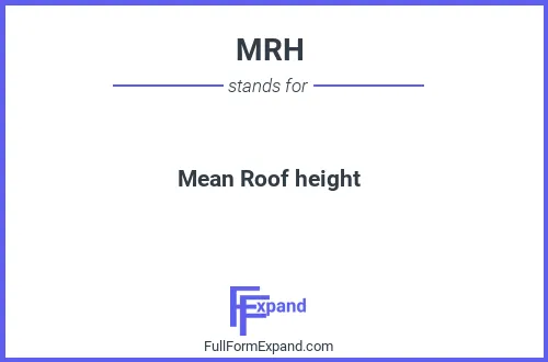 Full form of MRH