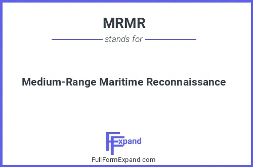 Full form of MRMR