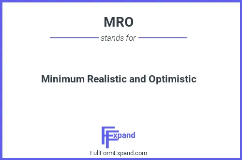 Full form of MRO