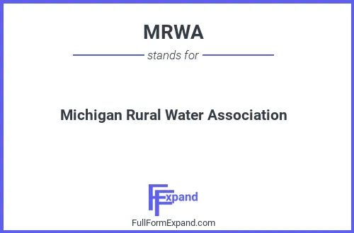Full form of MRWA