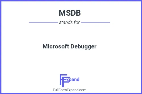 Full form of MSDB