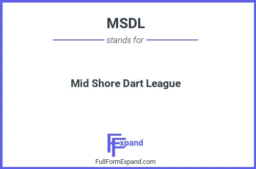 Full form of MSDL