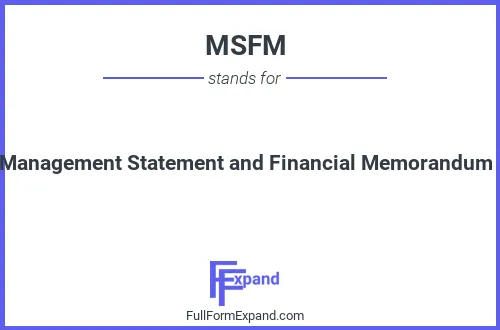 Full form of MSFM