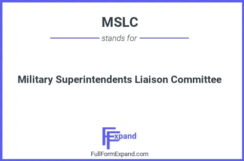 Full form of MSLC