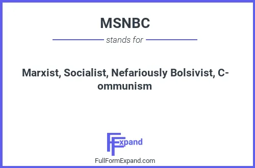 Full form of MSNBC