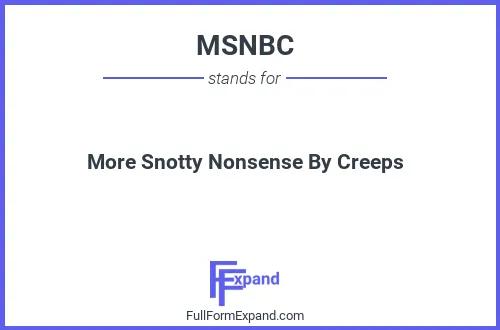 Full form of MSNBC