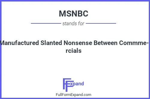 Full form of MSNBC