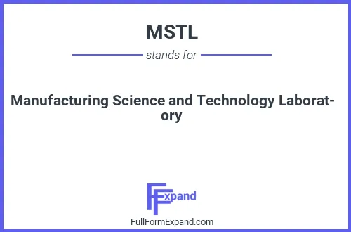 Full form of MSTL