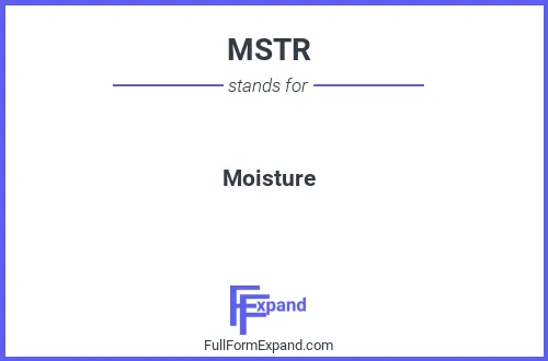 Full form of MSTR