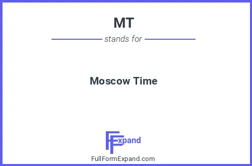 Full form of MT