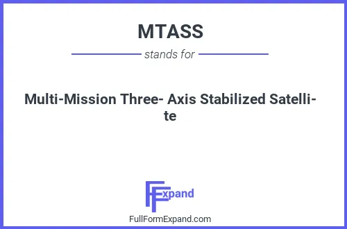 Full form of MTASS