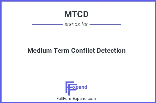 Full form of MTCD