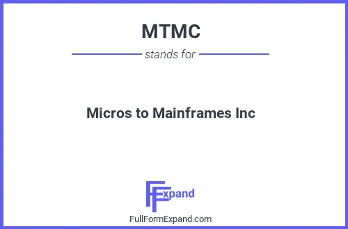 Full form of MTMC