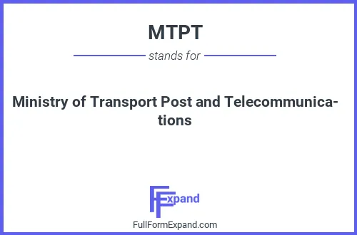 Full form of MTPT