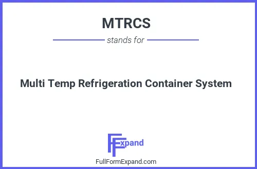 Full form of MTRCS