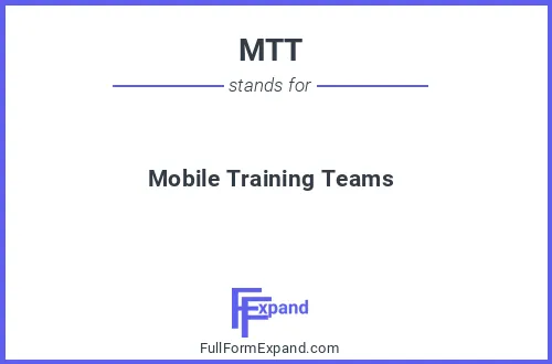 Full form of MTT